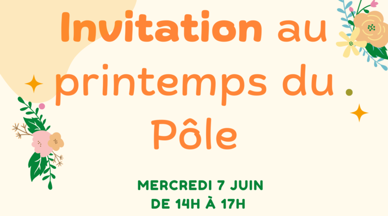 Mercredi 7 juin 2023 : Venez fêter le Printemps du Pôle de Solidarité Internationale de Grenoble